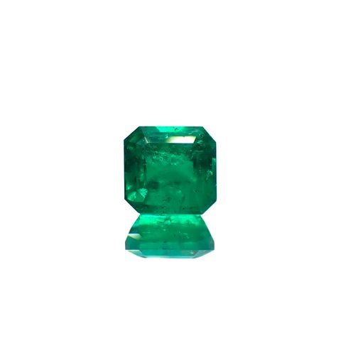エメラルド コロンビア産 0.48ct / 4.6x4.3mm前後 [260421715]