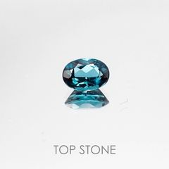 インディゴライト ブラジル産 ルース ソーティング付き 0.81ct[20073917]6.9×5mm前後
