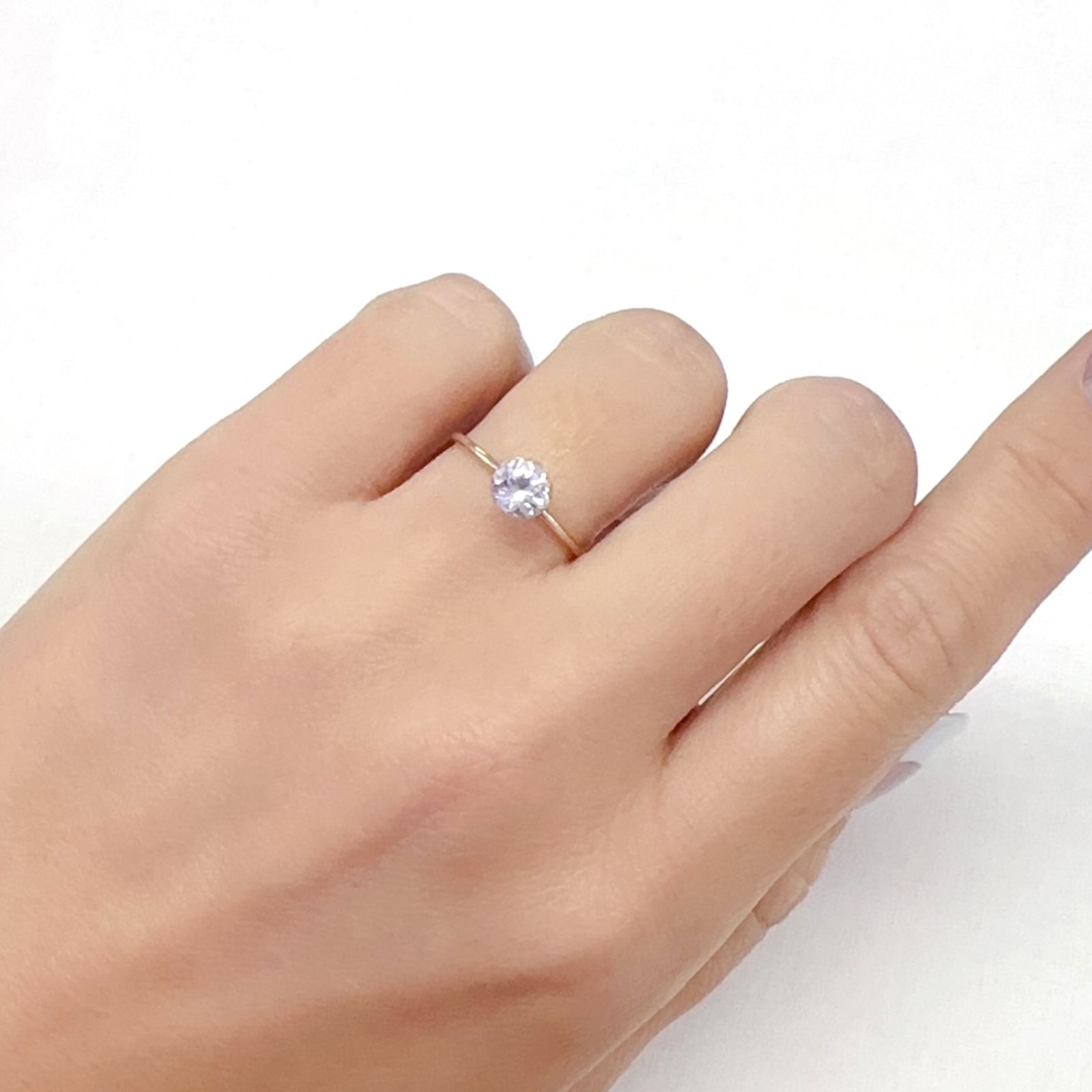 クンツァイト アフガニスタン産 0.91ct[231224770]5.8x5.7mm前後