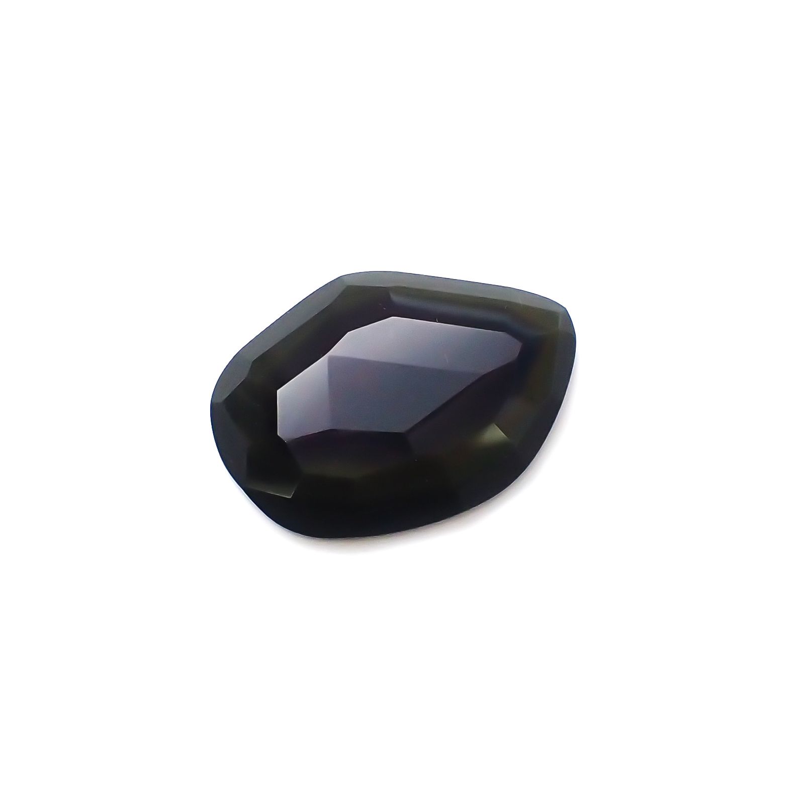 ◇フリーフォーム◇レインボーオブシディアン メキシコ産 25.98ct[230722598]30.5x21.6mm前後