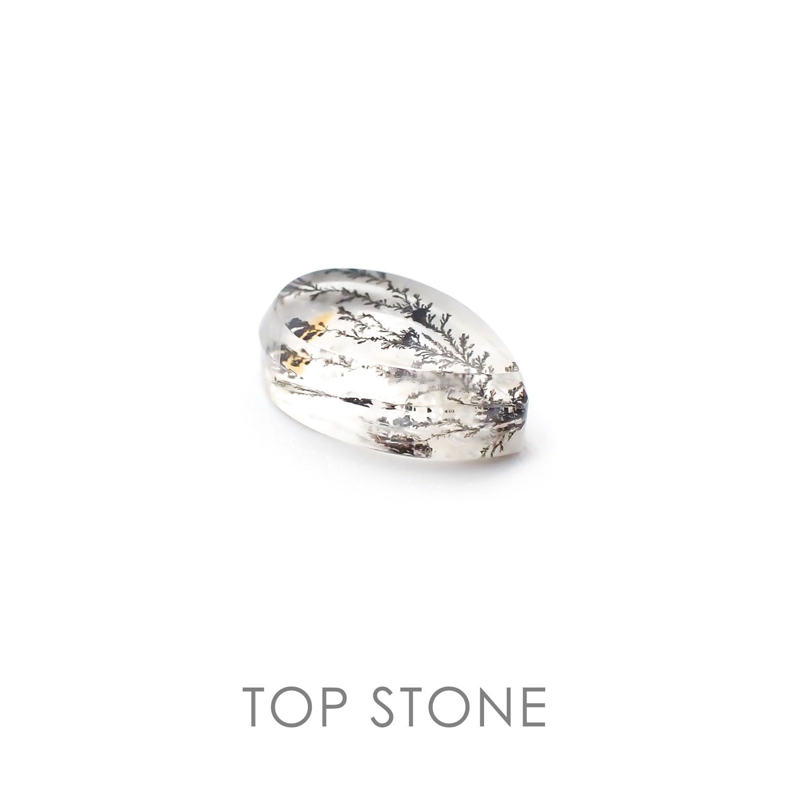 デンドリチッククォーツ ブラジル産 ルース 2.43ct[20106728]10.9×6.7mm前後