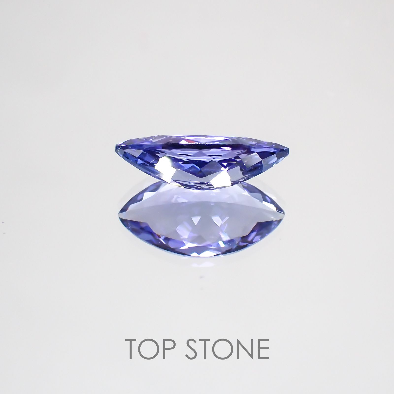 タンザナイト(宝石名タンザナイト) タンザニア産 2.483ct ソ付(彩珠)[210310313]13.1×7mm前後