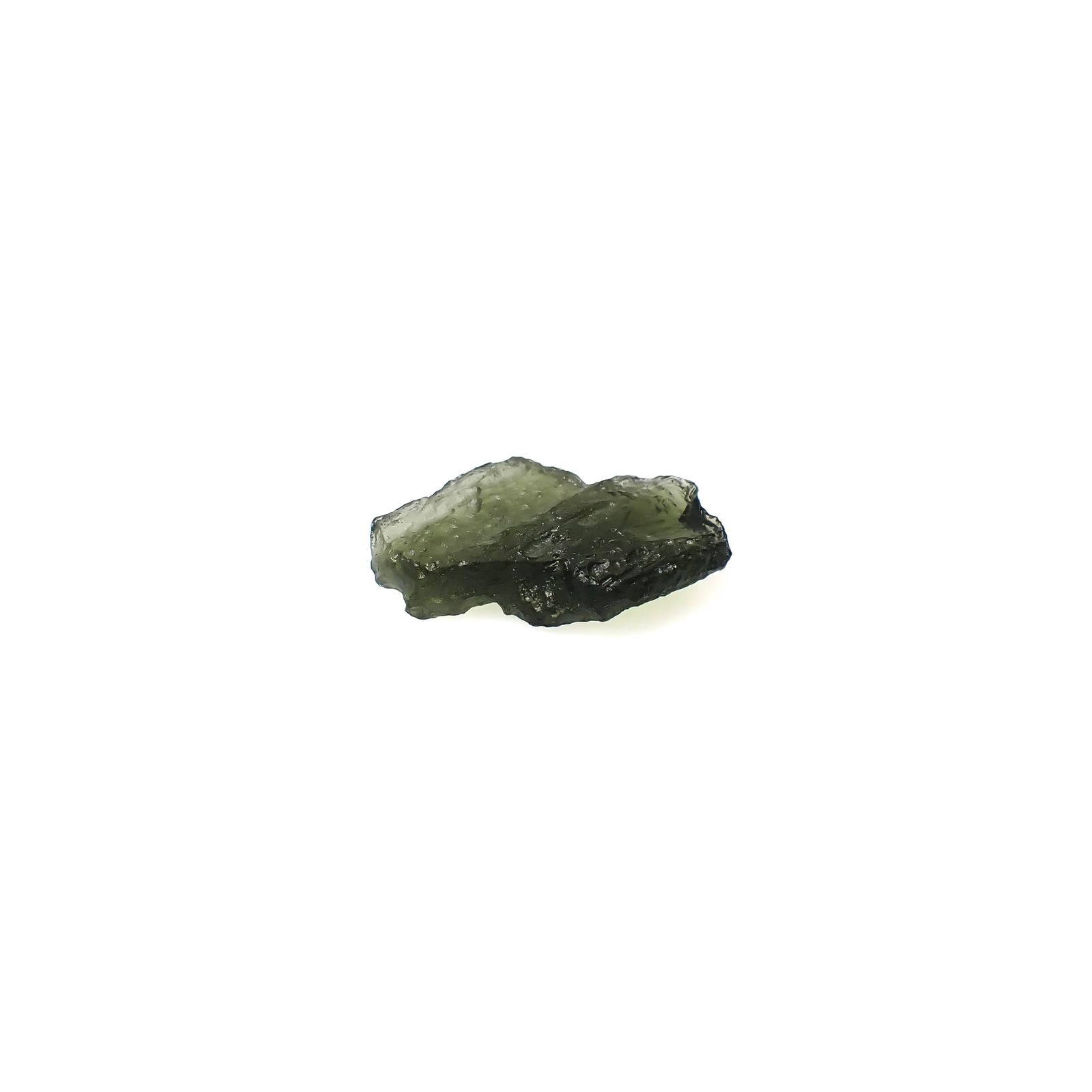 モルダバイト 原石 発見地：旧チェコスロバキア 7.27ct [241029290]15.6x19.1mm前後