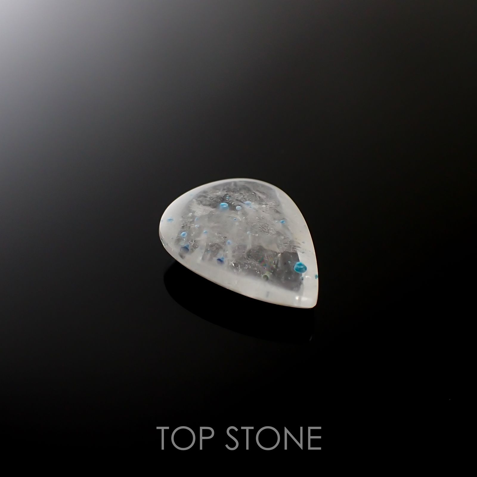 パライバクォーツ ブラジル産 17.64ct[220115021]22.7x17.5mm前後