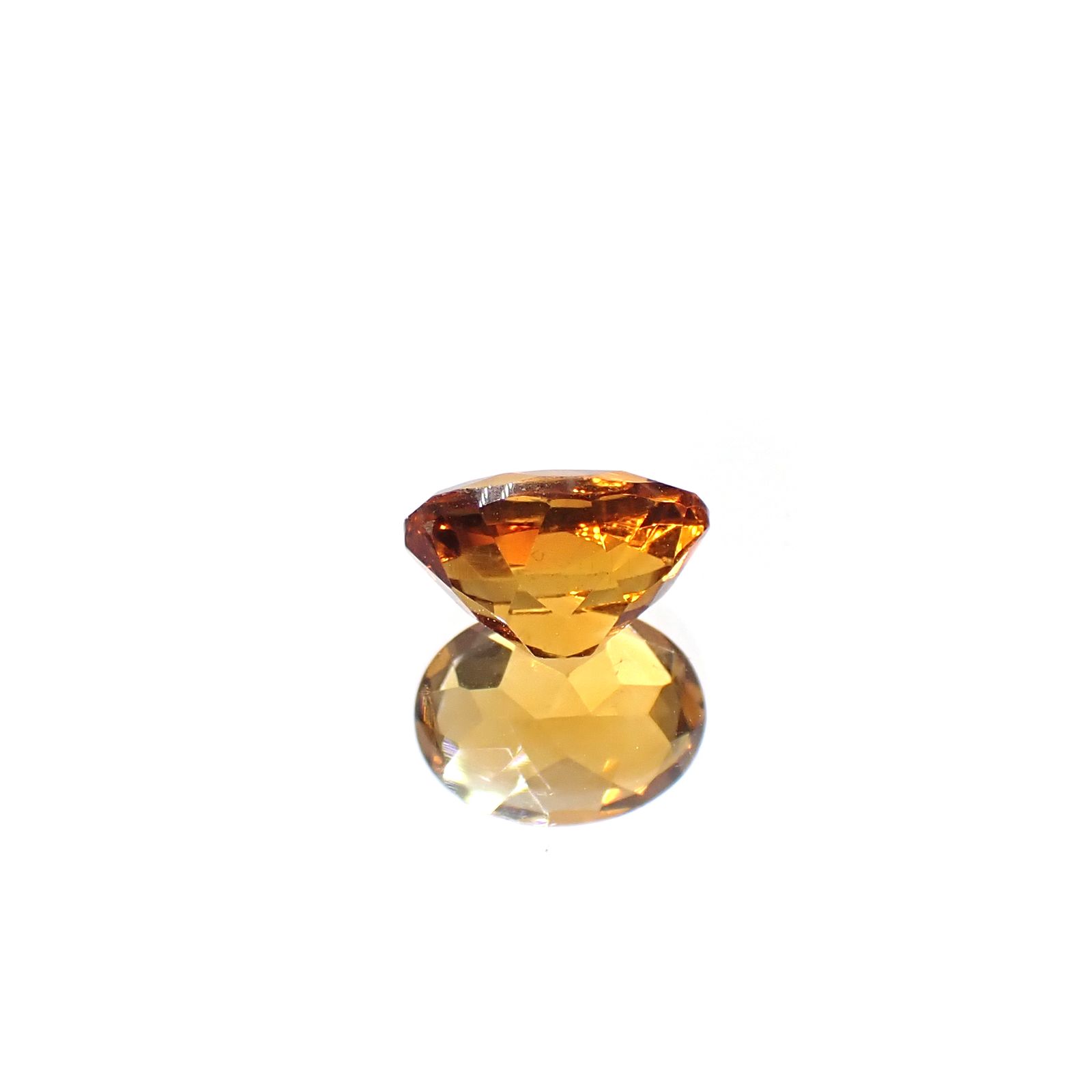 マデイラシトリン ブラジル・ミナスジェライス州産 1.22ct [250630589]8x6.1mm前後