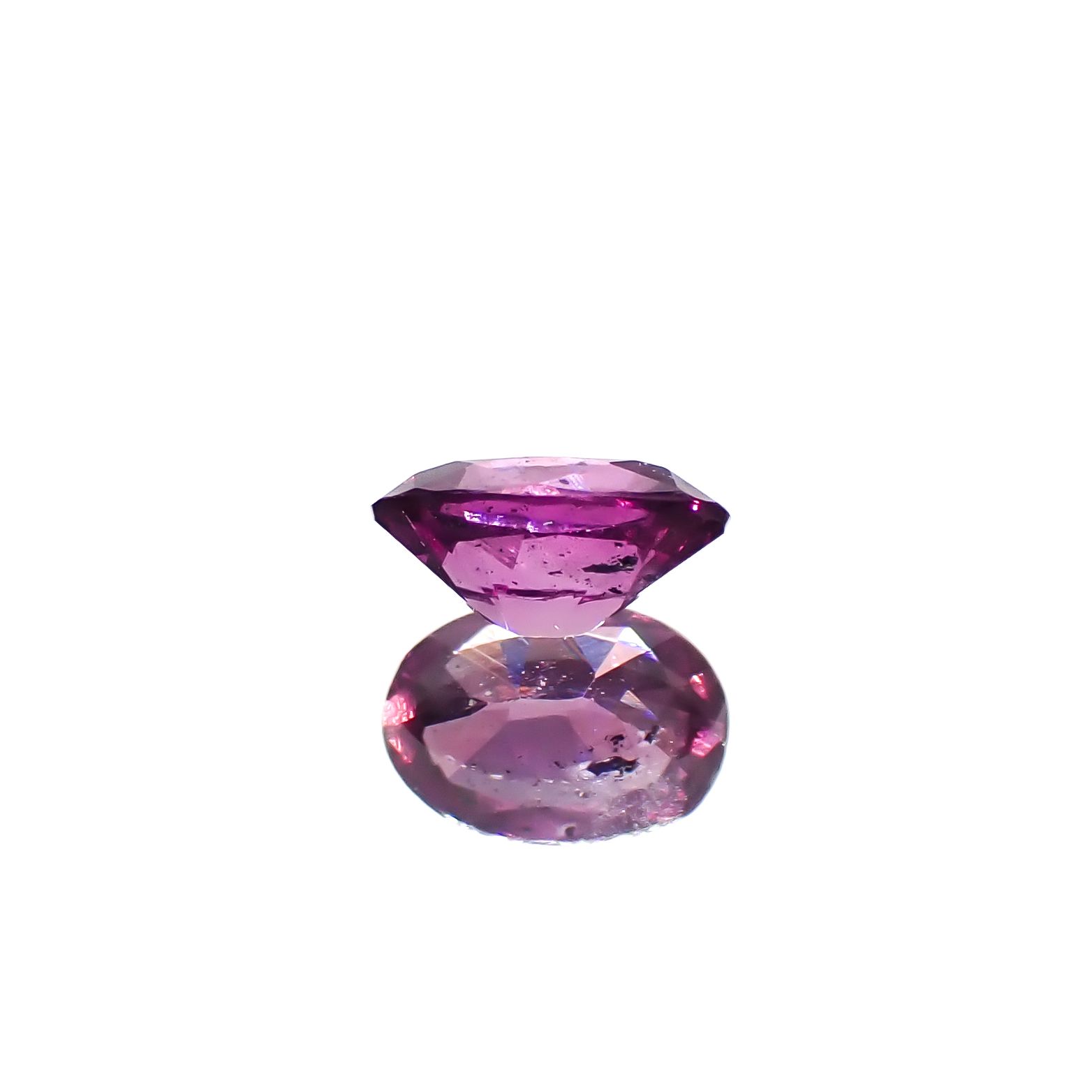 パープルサファイア 非加熱 パキスタン・カシミール地方産 0.28ct[240628400]4.7x3.4mm前後