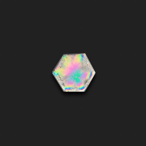 トラピッチェクォーツ 偏光板2枚付き コロンビア・ボヤカ産 25.90ct[230521962]24.4x24.1mm前後