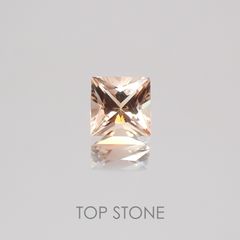 ◇プリンセスカット◇オレゴンサンストーン アメリカ産 ルース 0.59ct[20128878]4.9×4.9mm前後