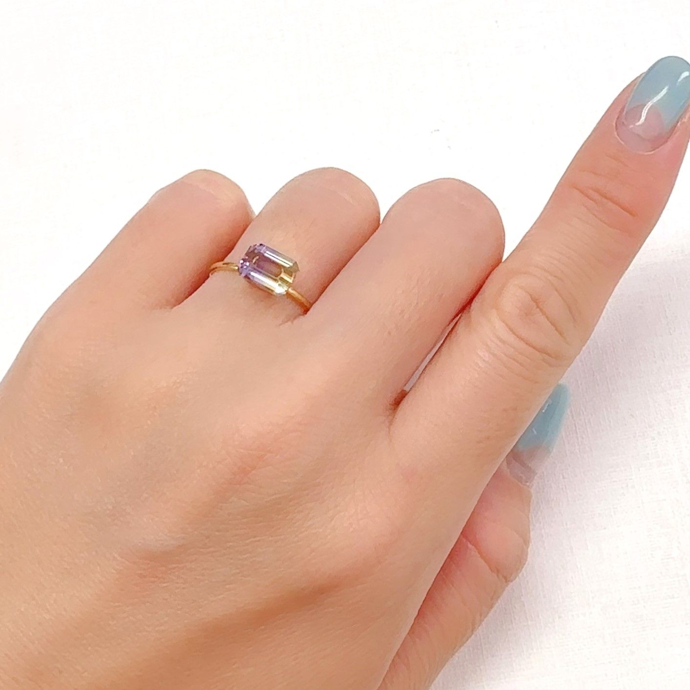 アメトリン ボリビア産 1.61ct[240928877]8x5.9mm前後