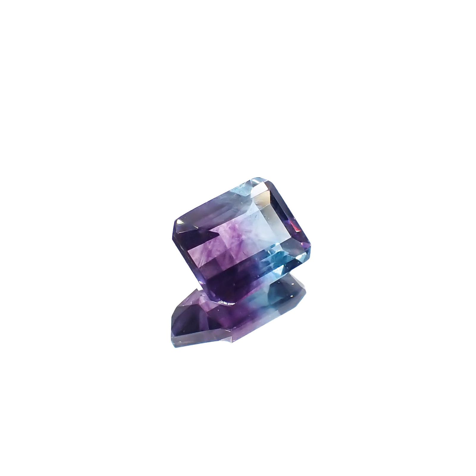 パーティカラーフローライト ブラジル産 2.77ct[230321187]8.9x7mm前後