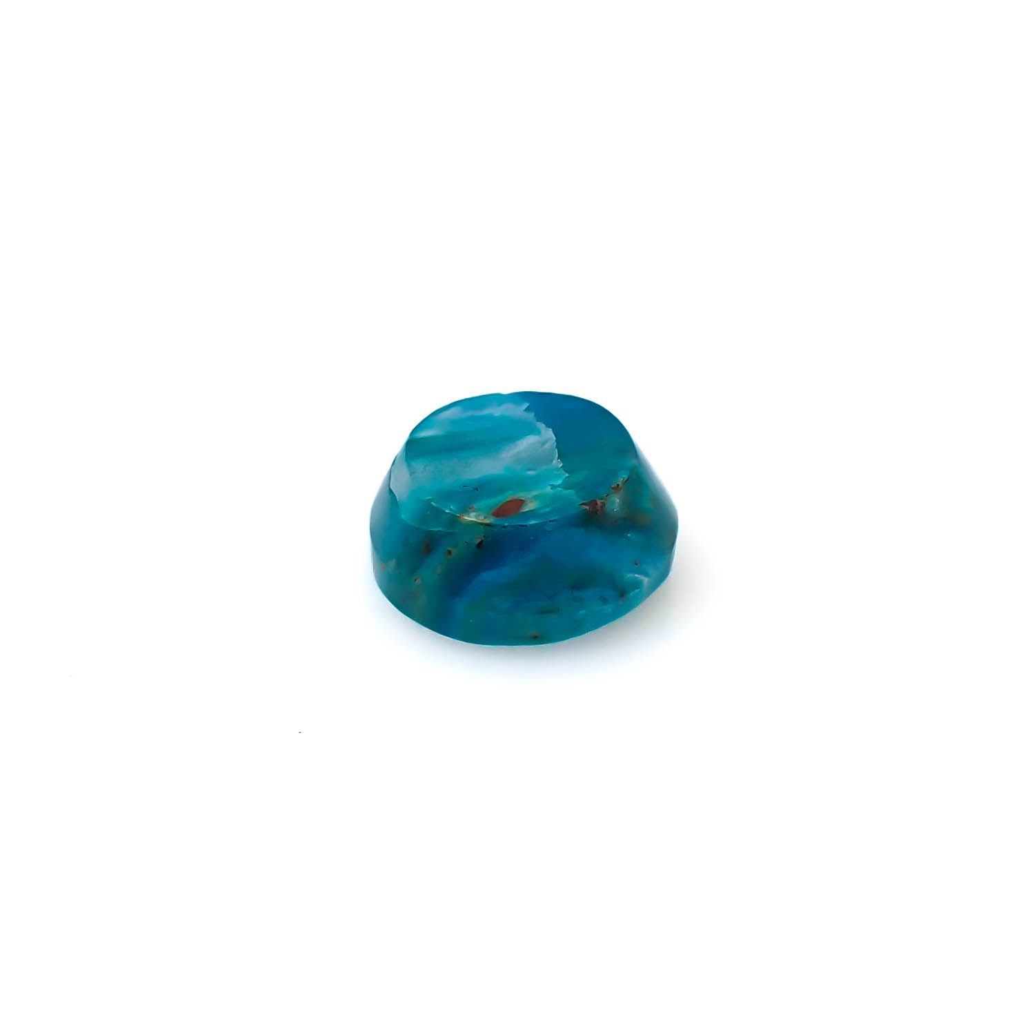 ブルーオパール ペルー産 2.64ct [250430256]9.1x8.8mm前後