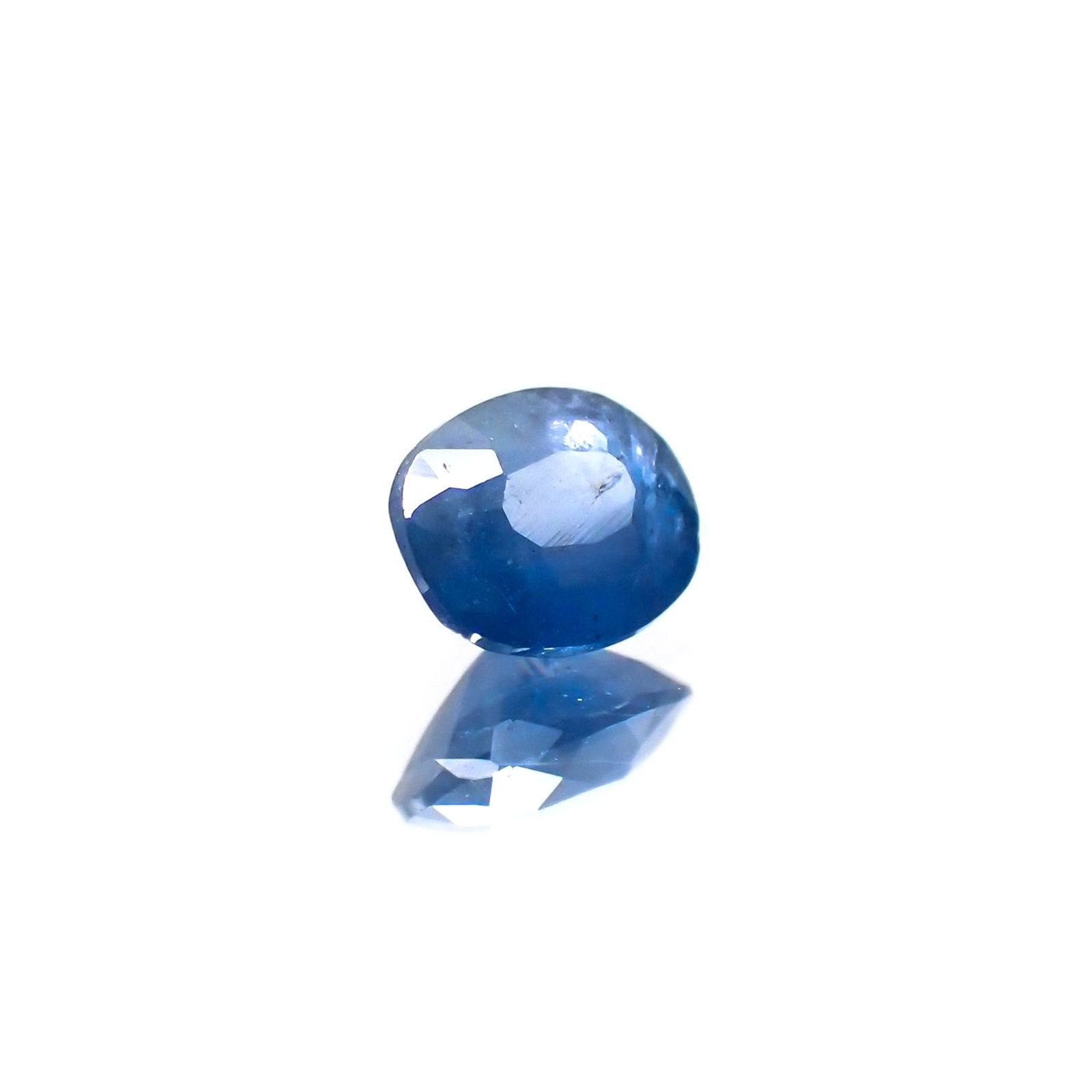 ガーナイト(宝石名 含コバルト・ガーナイト) ナイジェリア産 ソ付(彩珠) 0.344ct / 4.2x3.4mm前後 [210510958]