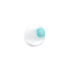 パライバトルマリンインクォーツ(宝石名トルマリンインクォーツ/別名パライバ・トルマリンインクォーツ) ブラジル産 1.612ct ソ付(宝貴協)[210812954]9.1×9.0mm前後