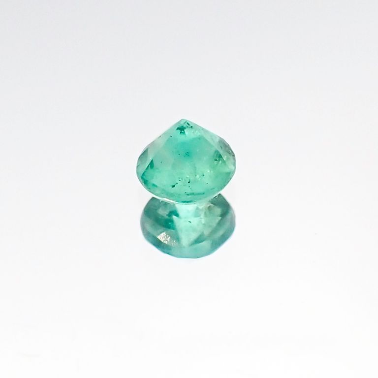 パライバトルマリン(宝石名トルマリン/別名パライバ・トルマリン) ブラジル・パライバ州バターリャ鉱山産 0.12ct 識別済[20096287]2.9×2.9mm前後