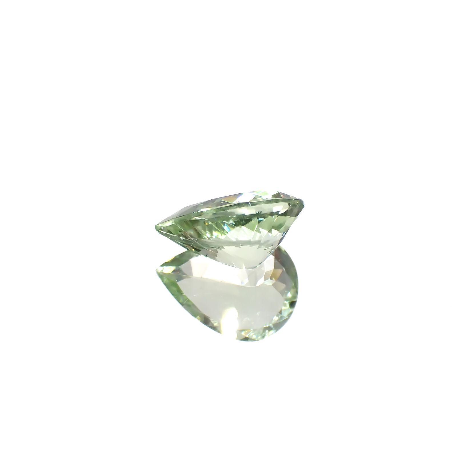 グリーントルマリン(宝石名トルマリン)ナイジェリア産 2.76ct 識別済[240628123]11.4x8.3mm前後