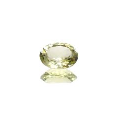 シリマナイト(宝石名シリマナイト) インド産 識別済 1.38ct / 8.1x6.2mm前後 [210810684]
