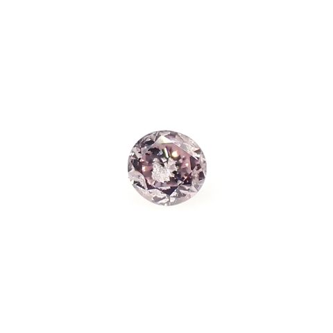 ピンクダイヤモンド(宝石名ダイアモンド I-1/FANCY LIGHT PINK) 0.041ct ソ付(CGL)[240326634]2.15x2.22mm前後
