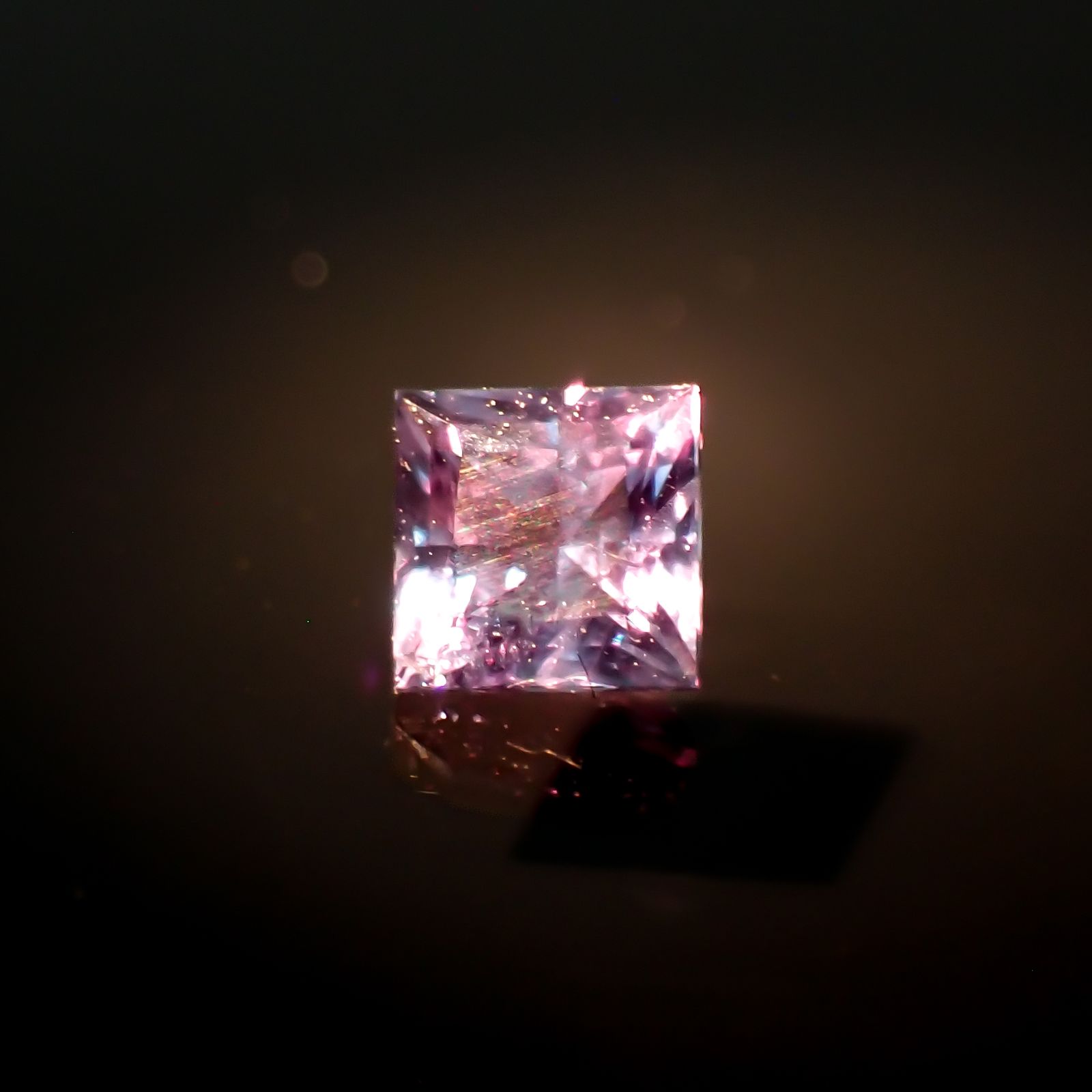 ◇プリンセスカット◇アレキサンドライト ブラジル産 0.13ct[230522056]2.6x2.6mm前後