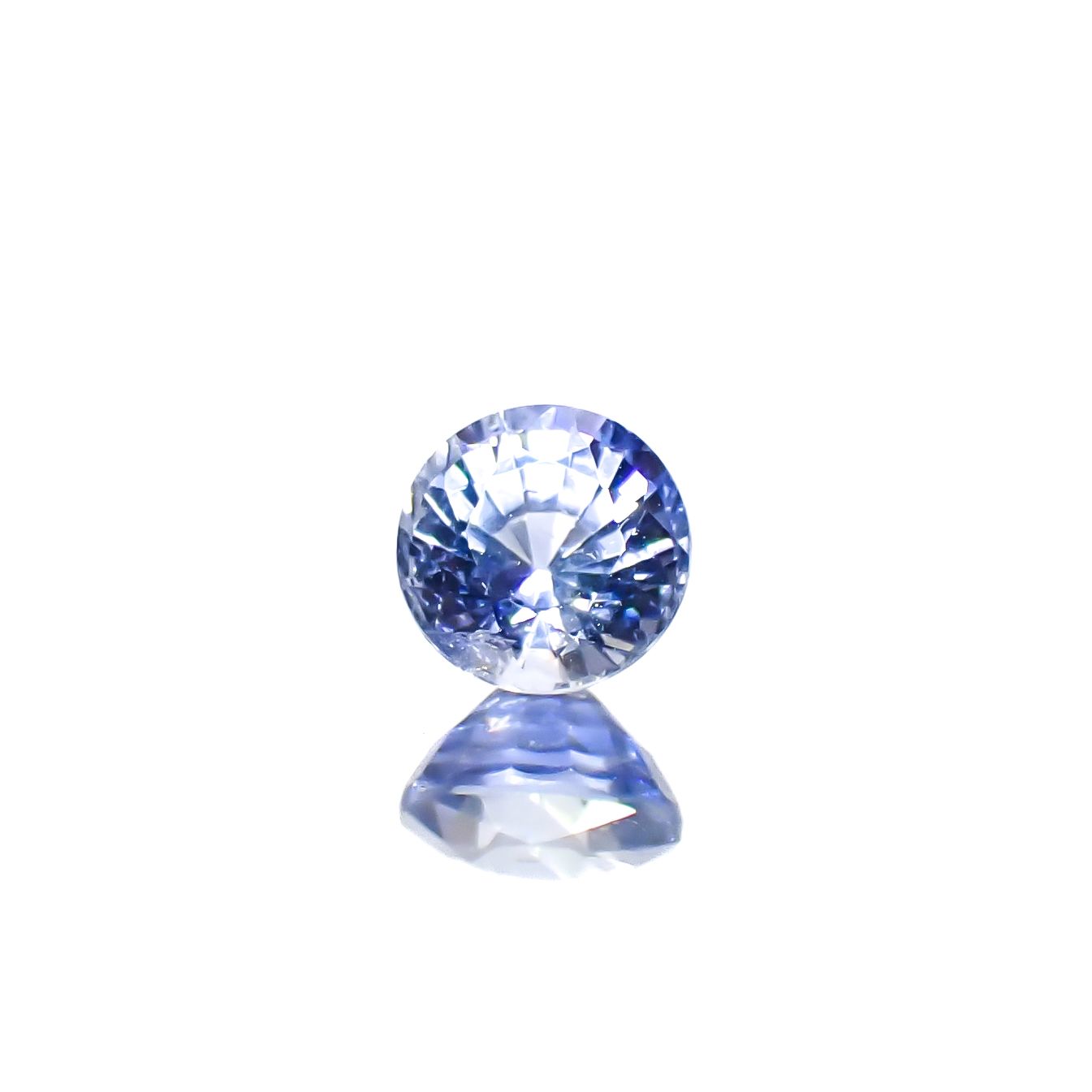 アイスブルーサファイア スリランカ産 0.45ct[240828655]4.3x4.3mm前後