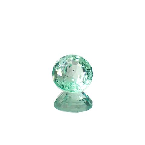 パステルカラーエメラルド コロンビア産 0.58ct[240225945]5.4x5.4mm前後