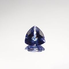 バイカラータンザナイト(宝石名タンザナイト) タンザニア産 1.250ct ソ付(彩珠)[210711818]7×7mm前後