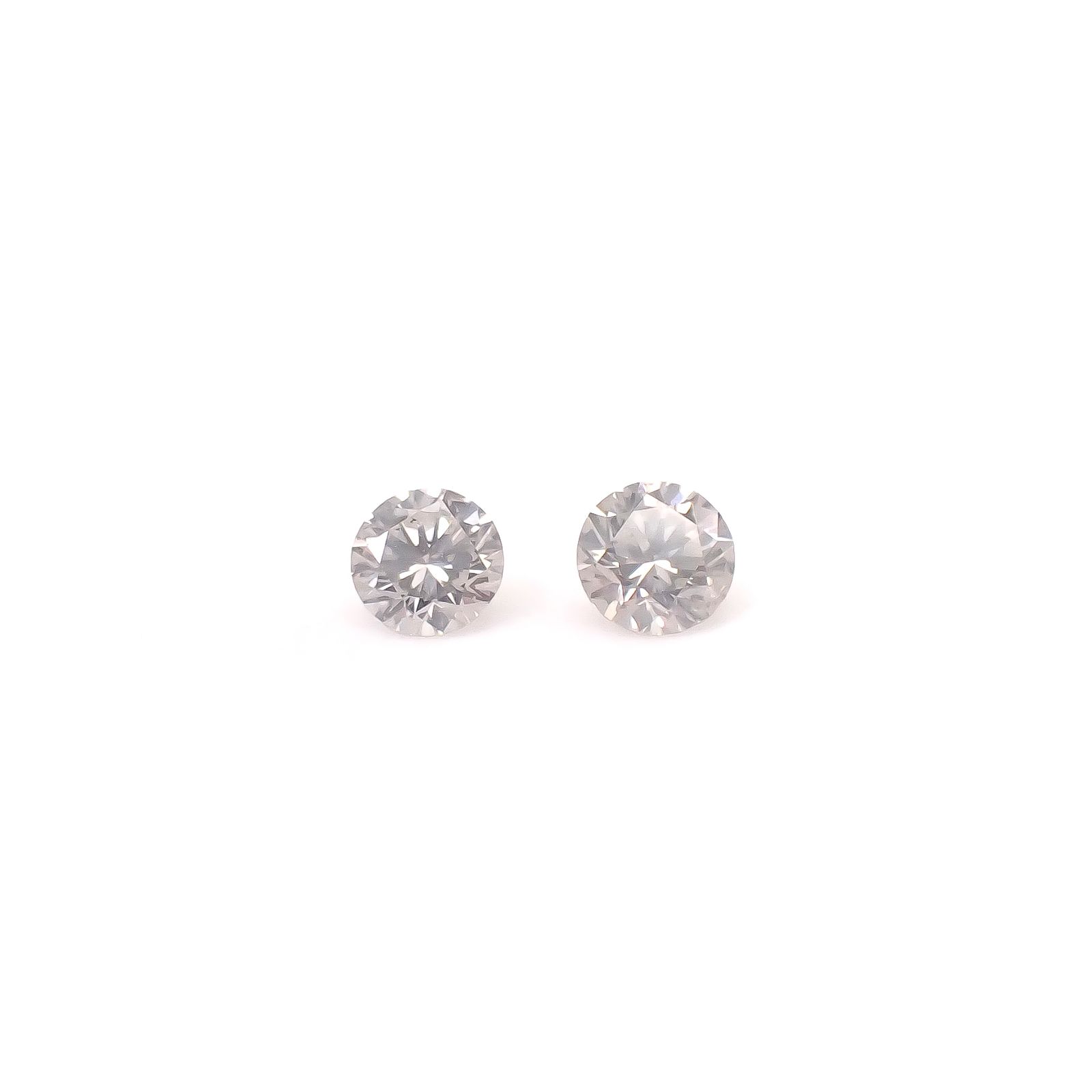 ◇ペアセット◇シルキーダイヤモンド 0.18ct(2pcs合計) / 2.8-2.9x2.8-2.9mm前後 [260431961]