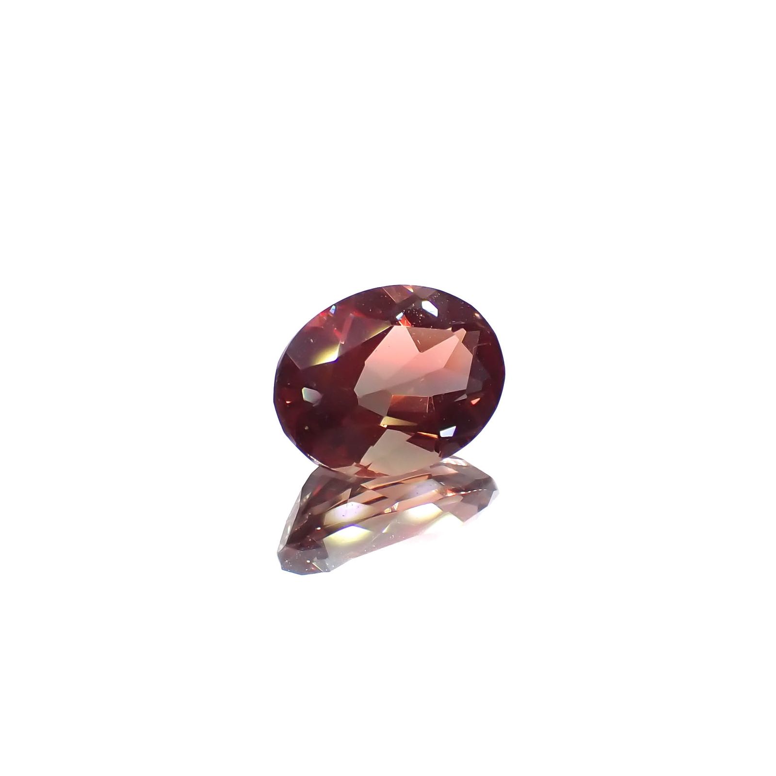バイカラーアンデシン モンゴル産 1.10ct[230421496]8x6mm前後