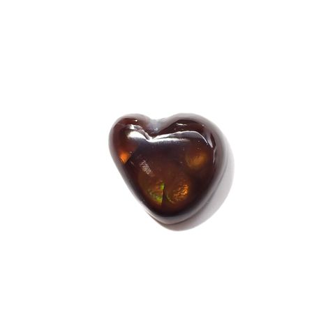 ◇フリーフォーム◇ファイヤーアゲート メキシコ産 6.91ct[220917763]12.4x13.3mm前後