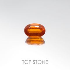 オレンジカイヤナイト タンザニア産 ルース 0.68ct[20096001]6.3×4.1mm前後