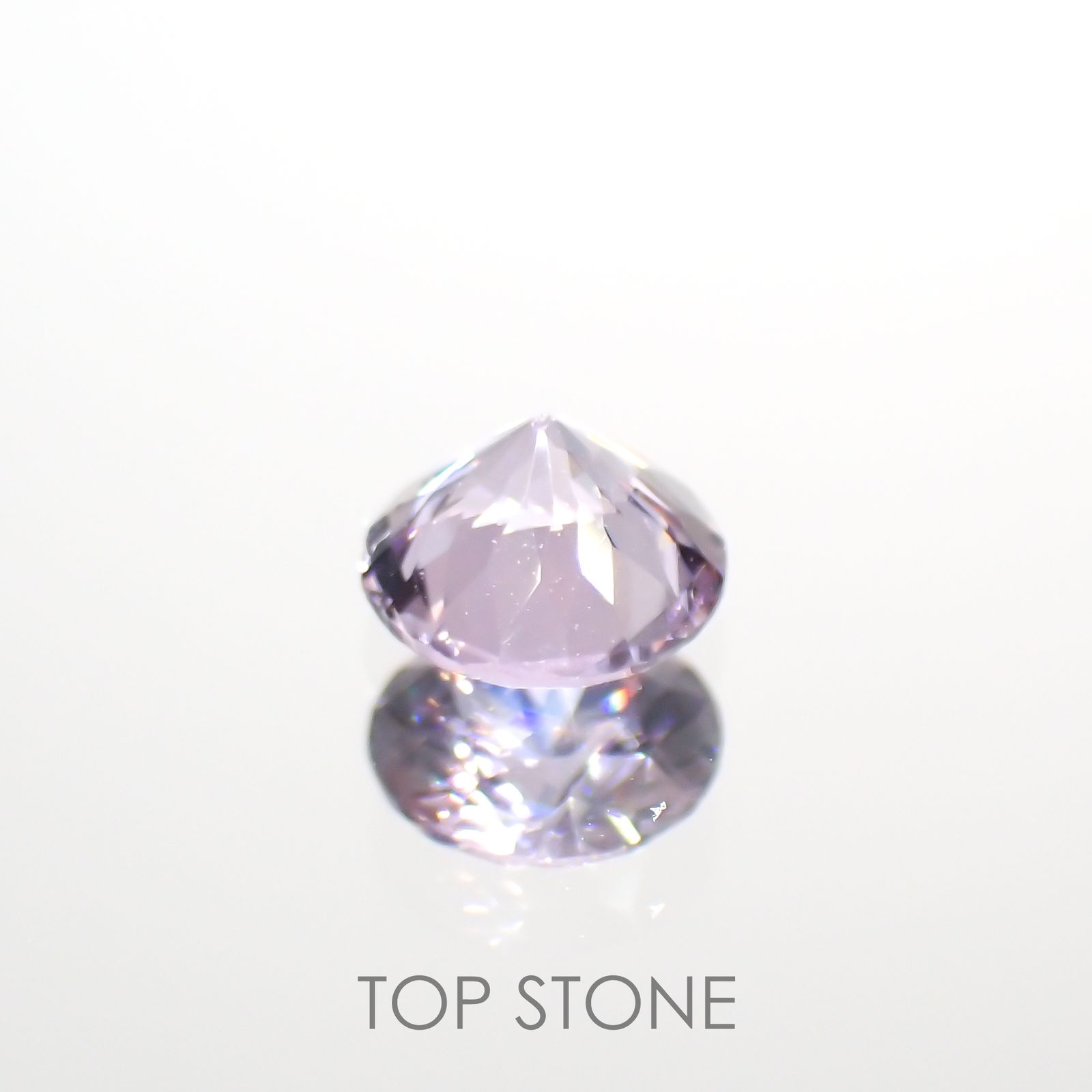 ラベンダーピンクスピネル(宝石名スピネル)ビルマ/マダガスカル産 0.55ct 識別済[220114547]5x5mm前後
