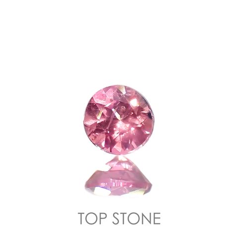 ピンクサファイア(宝石名サファイア)タンザニア・ウィンザー産 0.22ct 識別済[220616162]3.4x3.3mm前後