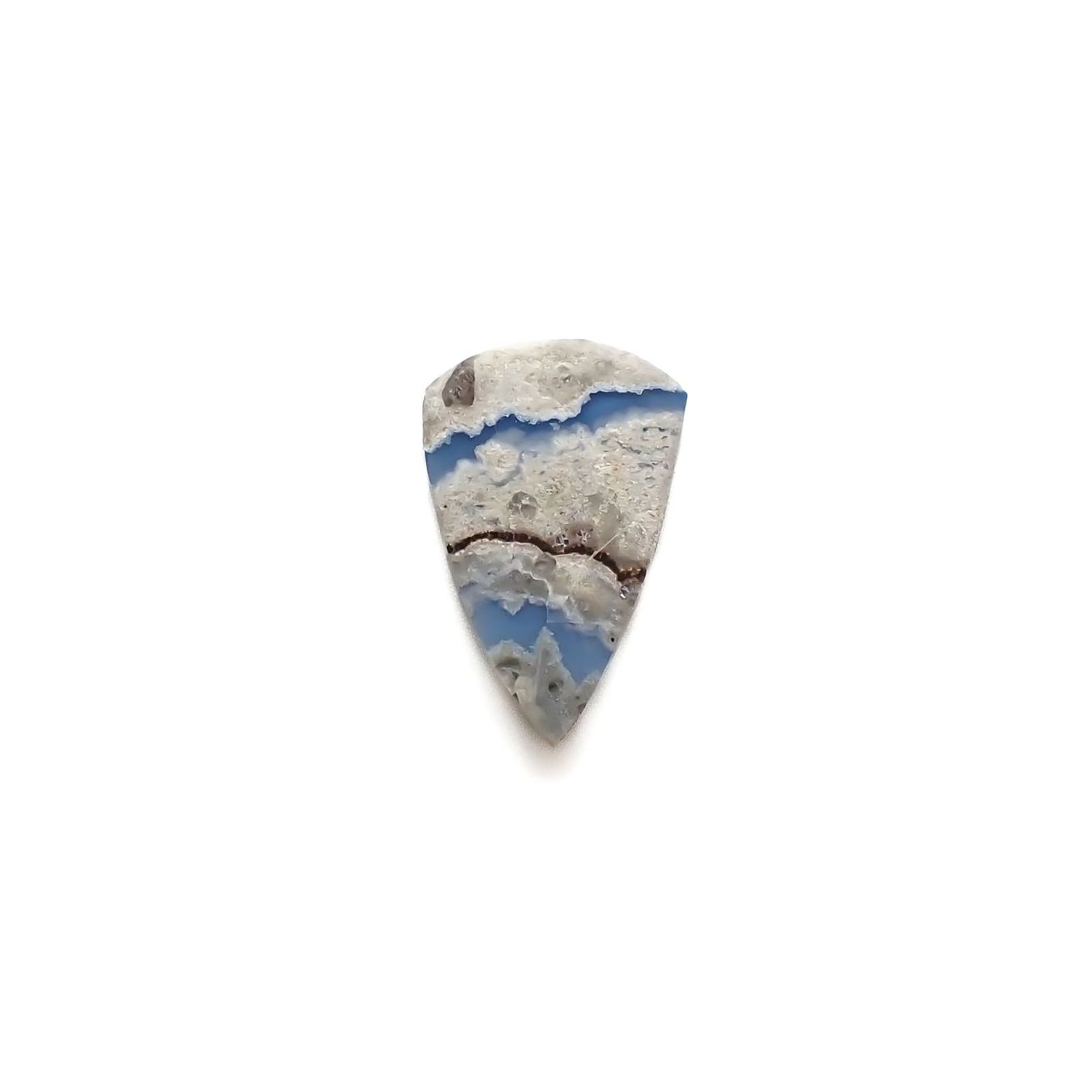 マトリックスブルーオパール アメリカ・オレゴン州産 3.06ct / 16.5x10.5mm前後 [251225677]