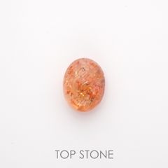 イリュージョンサンストーン(宝石名フェルドスパー) タンザニア産 2.34ct 識別済[210812311]9.1×7.1mm前後