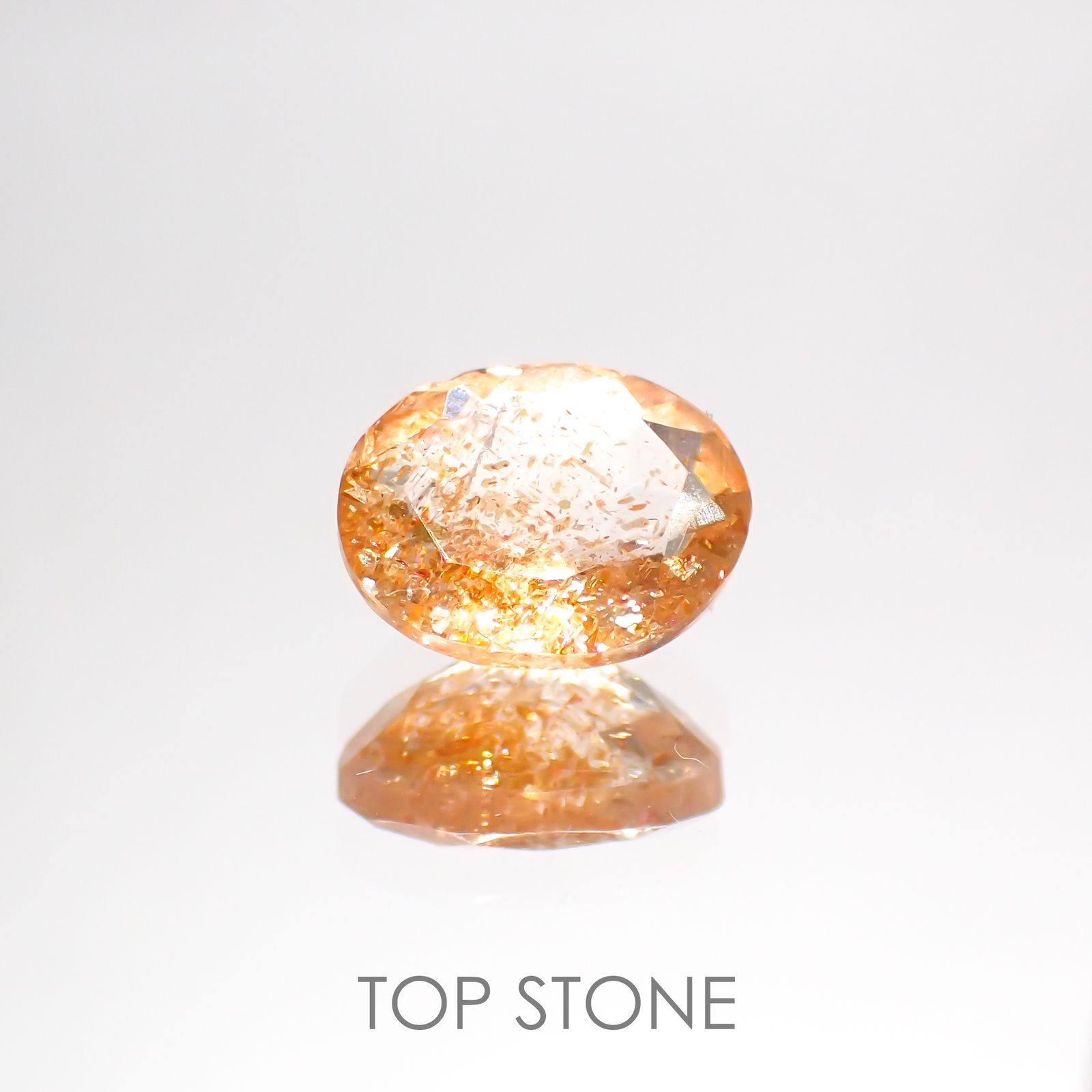 イリュージョンサンストーン インド産 1.79ct[220114216]8.9x7mm前後