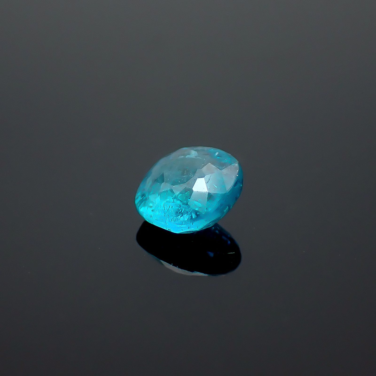 パライバトルマリン(宝石名トルマリン/別名パライバ・トルマリン)エチオピア産 GIA鑑付 0.50ct / 4.86x4.79mm前後 [260933195]
