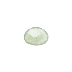 ◇フリーフォーム・ローズカット◇アクアプレーズ(宝石名ブルー グリーン・カルセドニー)南アフリカ産 1.85ct 識別済[231023970]12.9x9.5mm前後