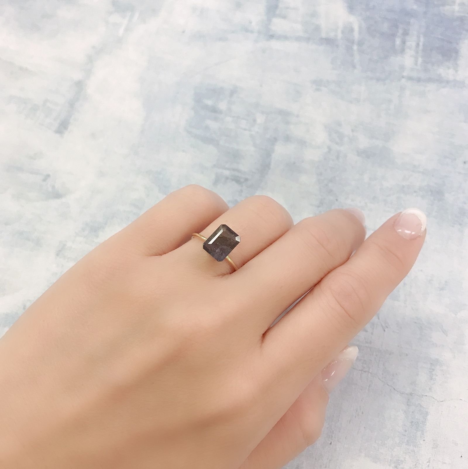 ブラッドショットアイオライト インド産 1.84ct[220616721]9.1x7.1mm前後