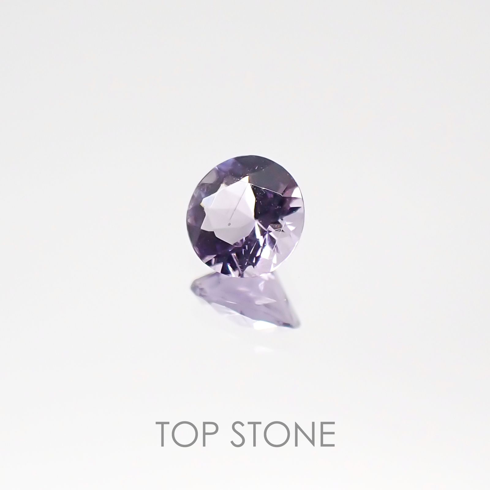マリアライト(宝石名パープル・スキャポライト) スリランカ産 0.19ct 識別済[20106649]3.9×3.9mm前後