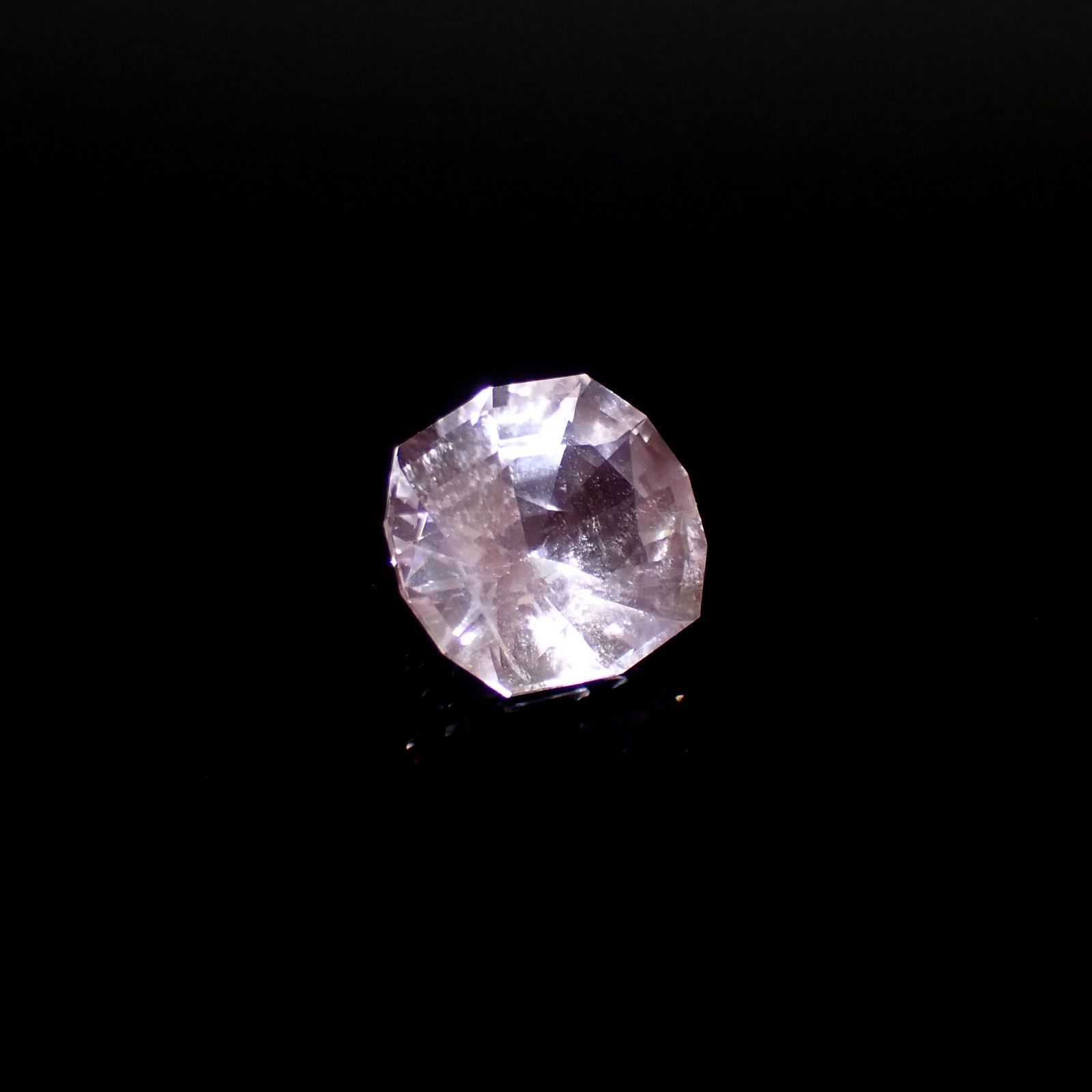 ◇カスタムカット◇ピンクエンジェルラダークォーツ マダガスカル産 3.06ct[231023689]9.9x9.3mm前後
