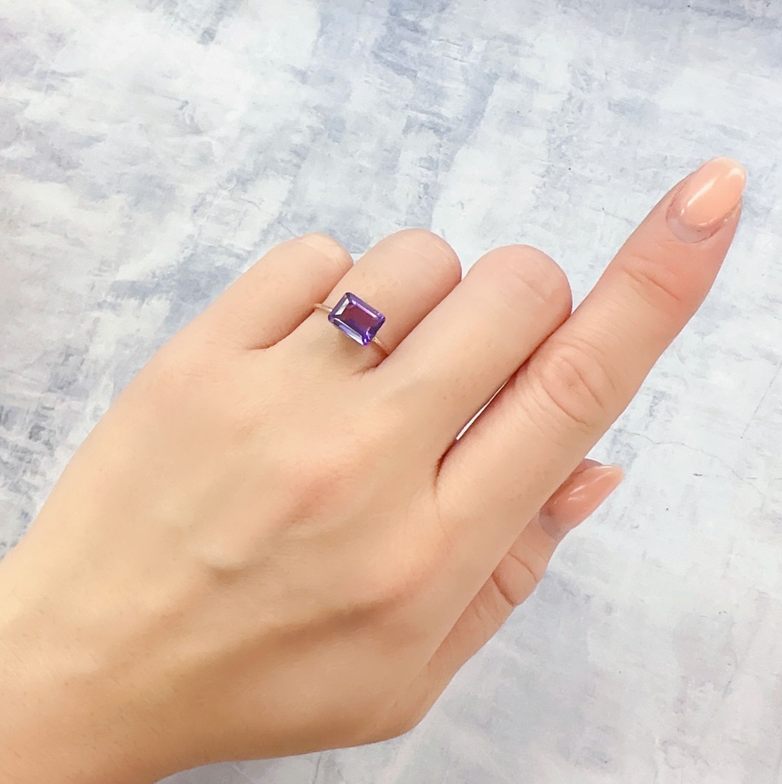 カラーシフトアメジスト ブラジル/ウルグアイ産 1.58ct[230120181]8.1x6.1mm前後