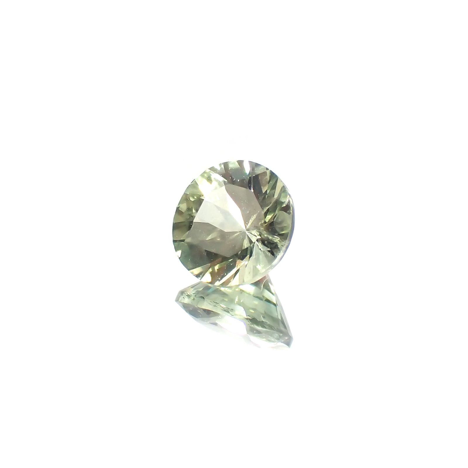 モンタナサファイア(宝石名サファイア) アメリカ・モンタナ州産 0.65ct 識別済[250712112]5×5mm前後