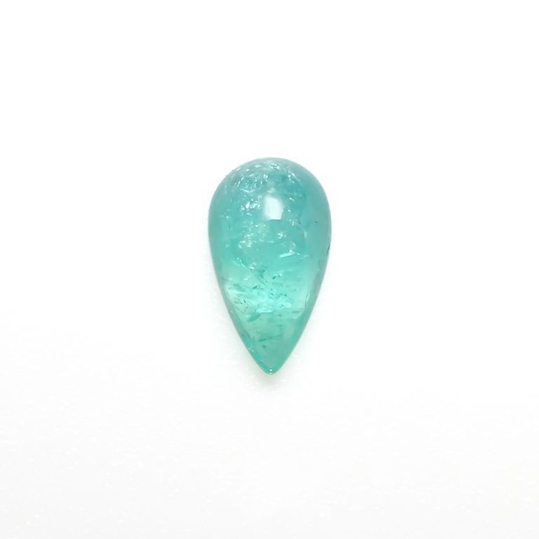 パライバトルマリン(宝石名トルマリン/別名パライバ・トルマリン)ブラジル・キントス鉱山産 0.56ct 識別済[221018766]7.1x4mm前後