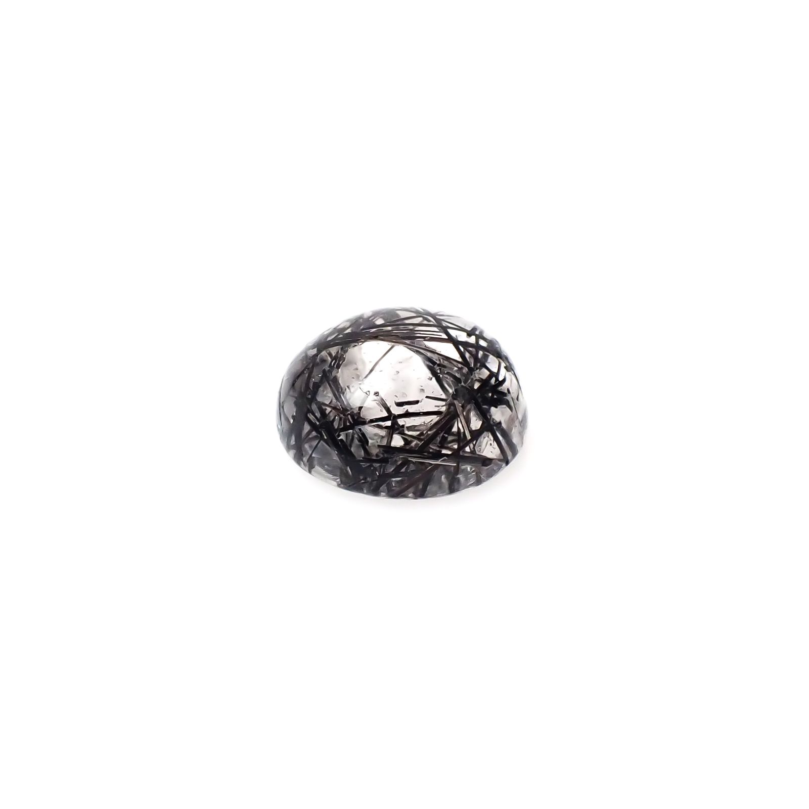 ブラックトルマリンインクォーツ ブラジル産 3.81ct[240427053]10x10mm前後