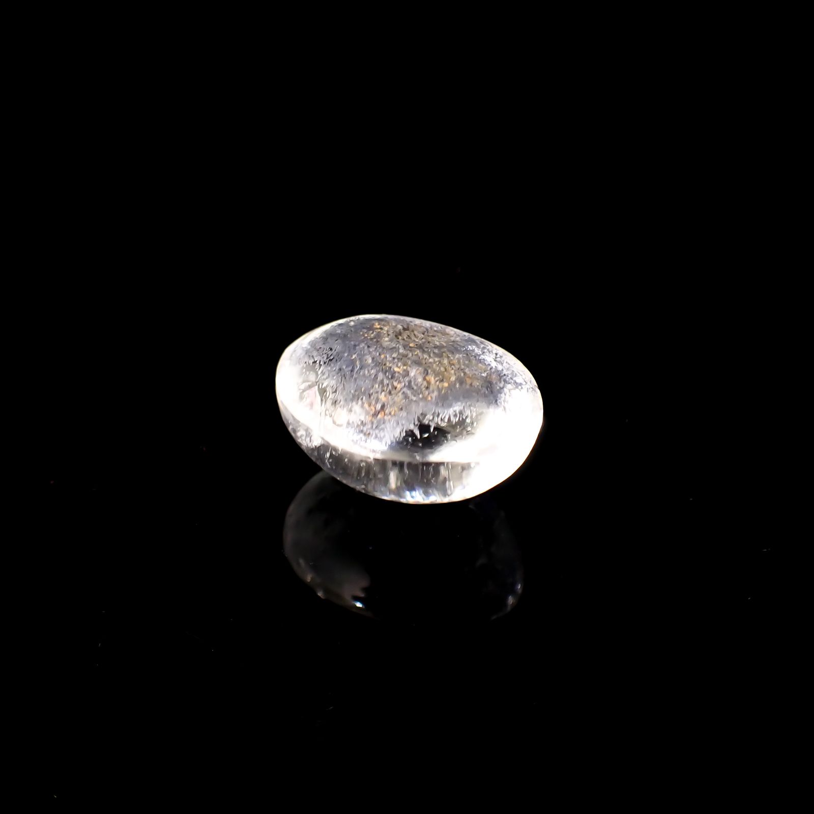 デュモルチェライトインクォーツ ブラジル産 20.71ct[231023814]18.9x14.6mm前後