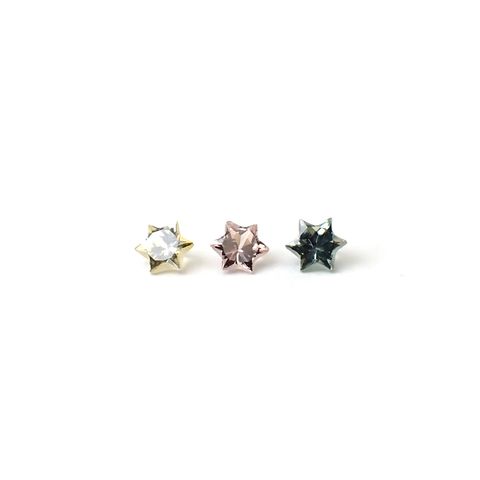 ◇カスタムカット◇サファイア カラーグラデーション3個セット スリランカ/マダガスカル産 0.32ct(3pcs合計) / 3.1-3.2x3.1-3.2mm前後 [260632325]