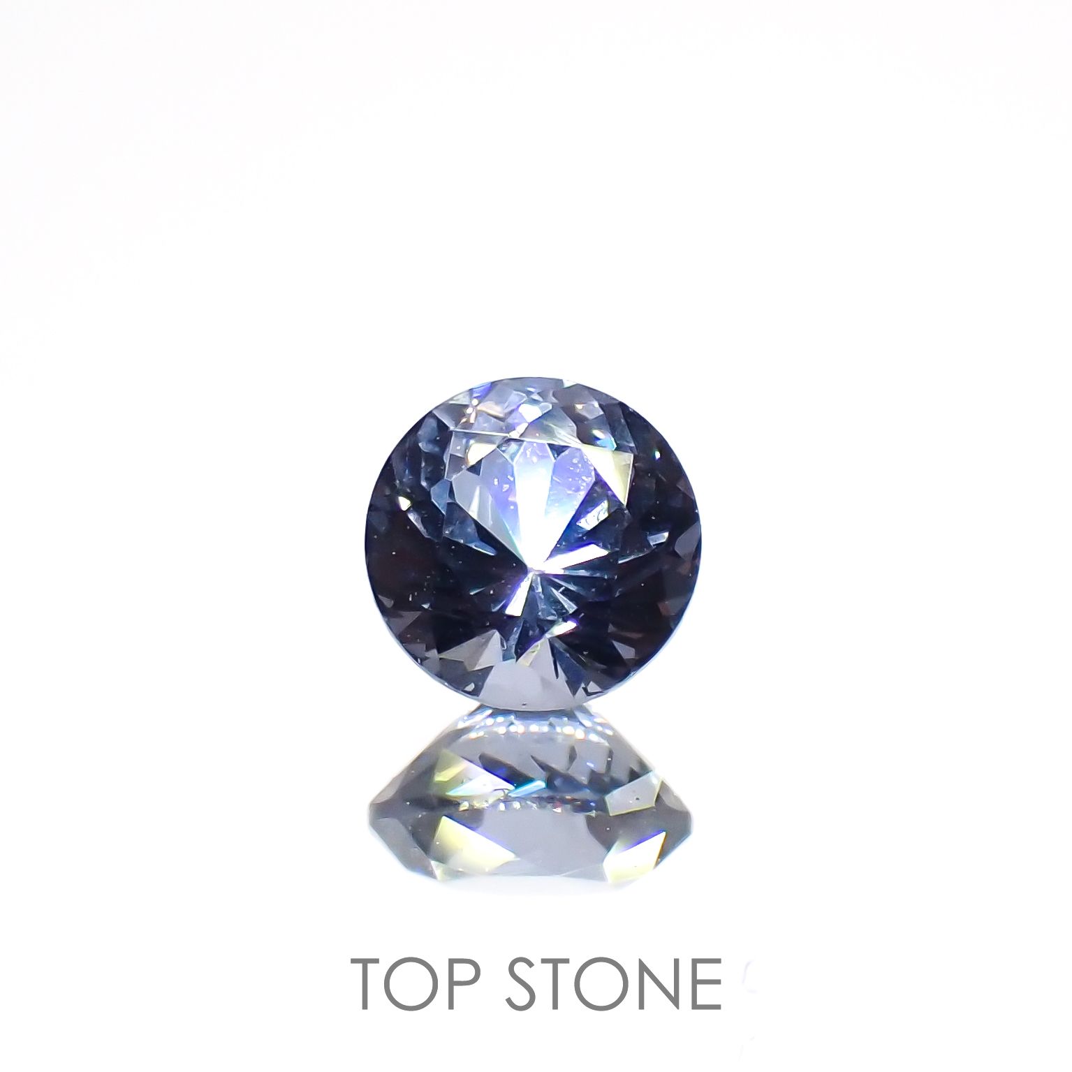 グレイッシュブルースピネル(宝石名スピネル)ビルマ/マダガスカル産 0.31ct 識別済[220817442]4x4mm前後