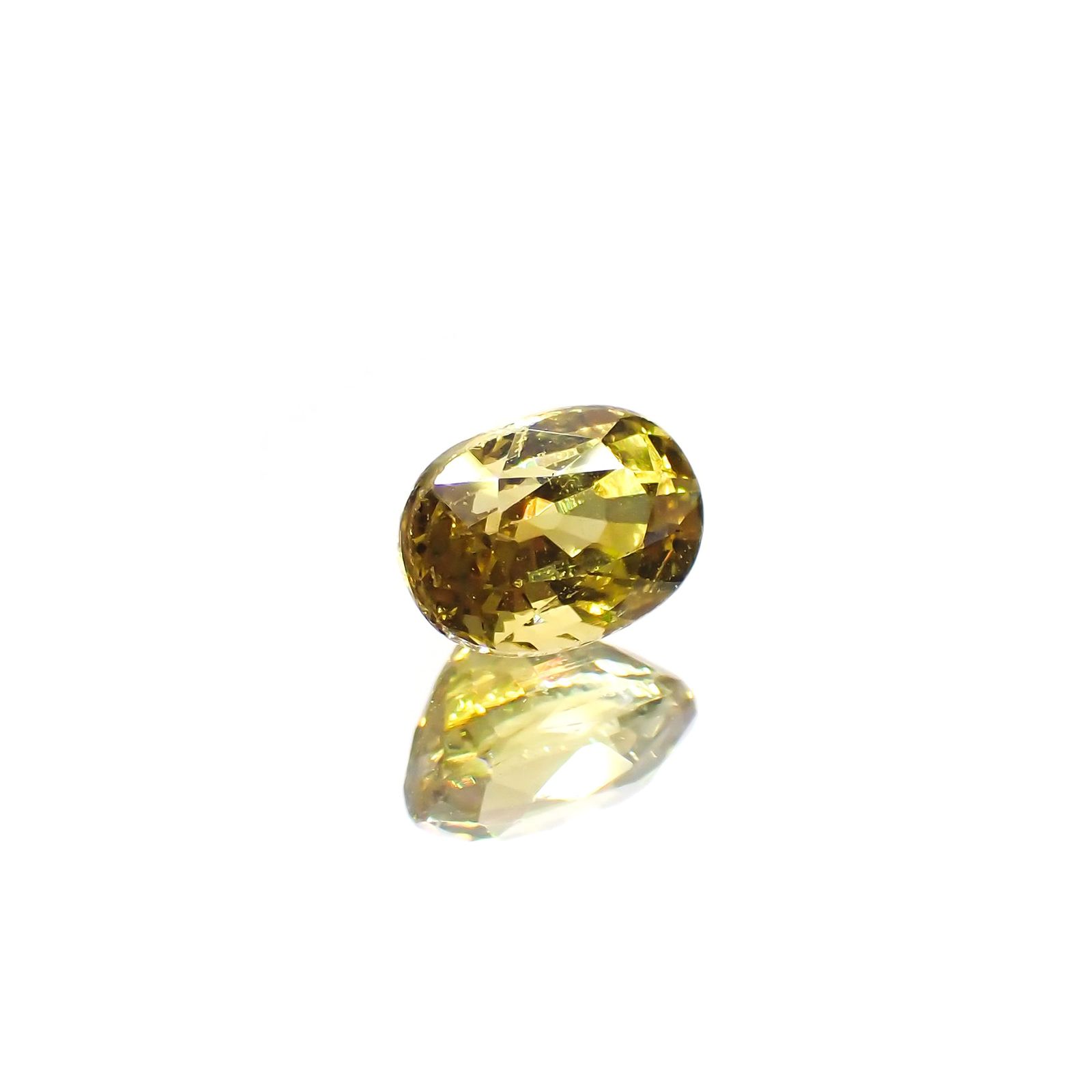 マリガーネット(宝石名グロッシュラー アンドラダイト・ガーネット)マリ共和国産 1.07ct 識別済[220115237]6.5x4.6mm前後