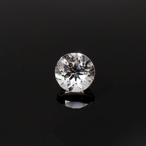 アクロアイト(宝石名トルマリン)ナイジェリア産 0.52ct 識別済[220616246]4.9x4.8mm前後