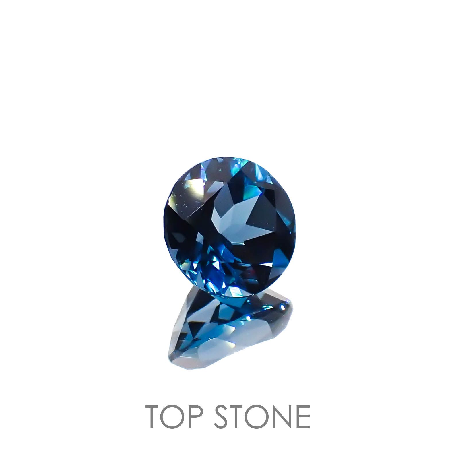 ロンドンブルートパーズ ブラジル産 1.68ct[221219297]7x7mm前後