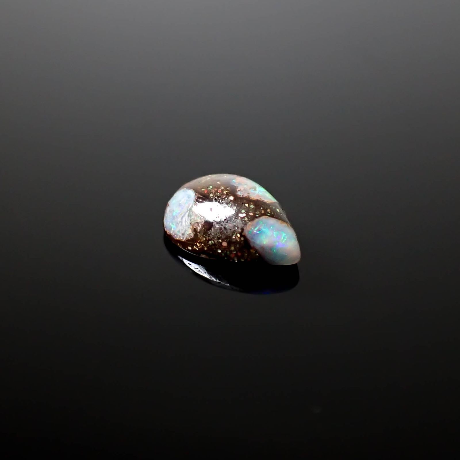 ボルダーオパール オーストラリア産 1.39ct [250330119]9.5x6.8mm前後